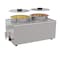 Koolmore Bain Marie Countertop Food Warmer, Soup Station, and Buffet Table Server w/Two Serving Pots and Tap CFW-4T - alternate 1